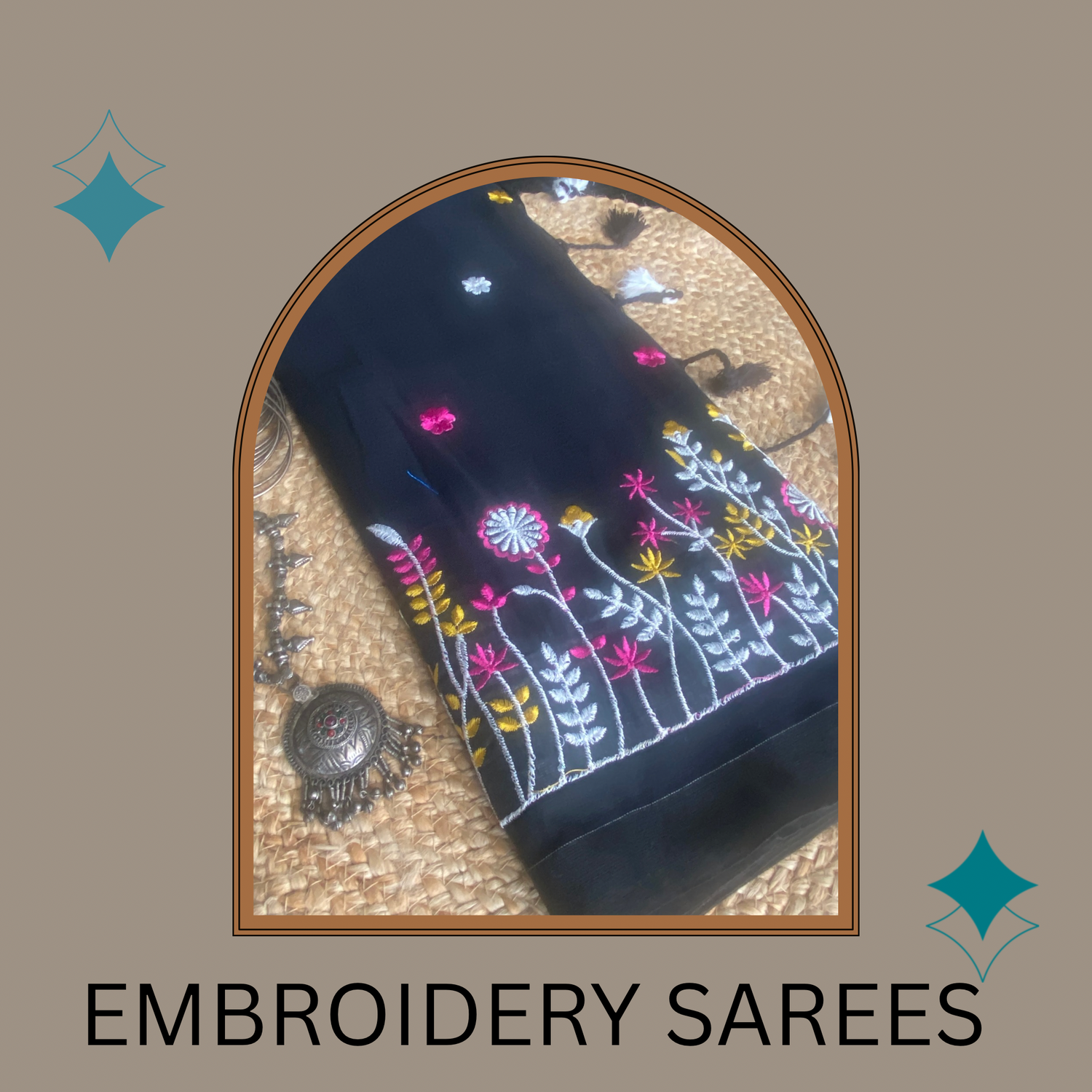 Embroidered Sarees
