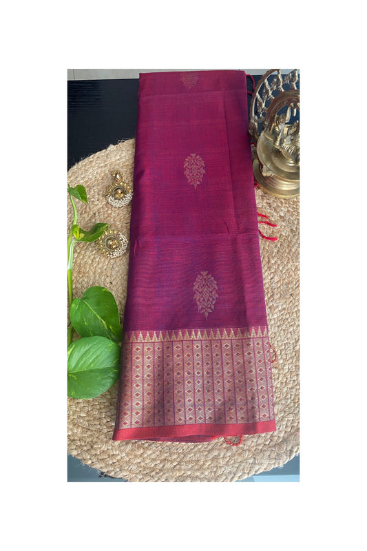 PURPLE JAMDANI COTTON SAREE