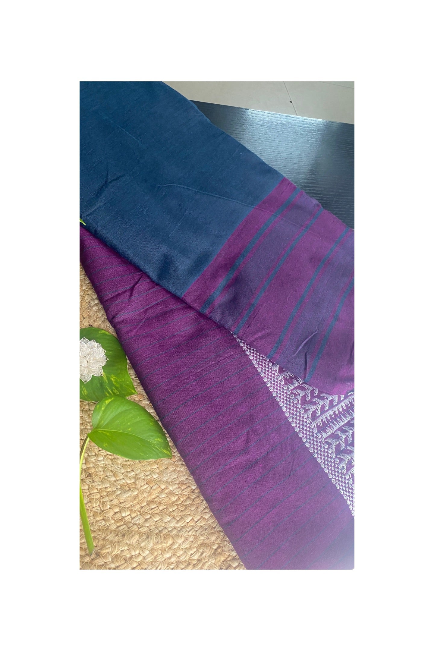 PURPLE COTTON SAREE