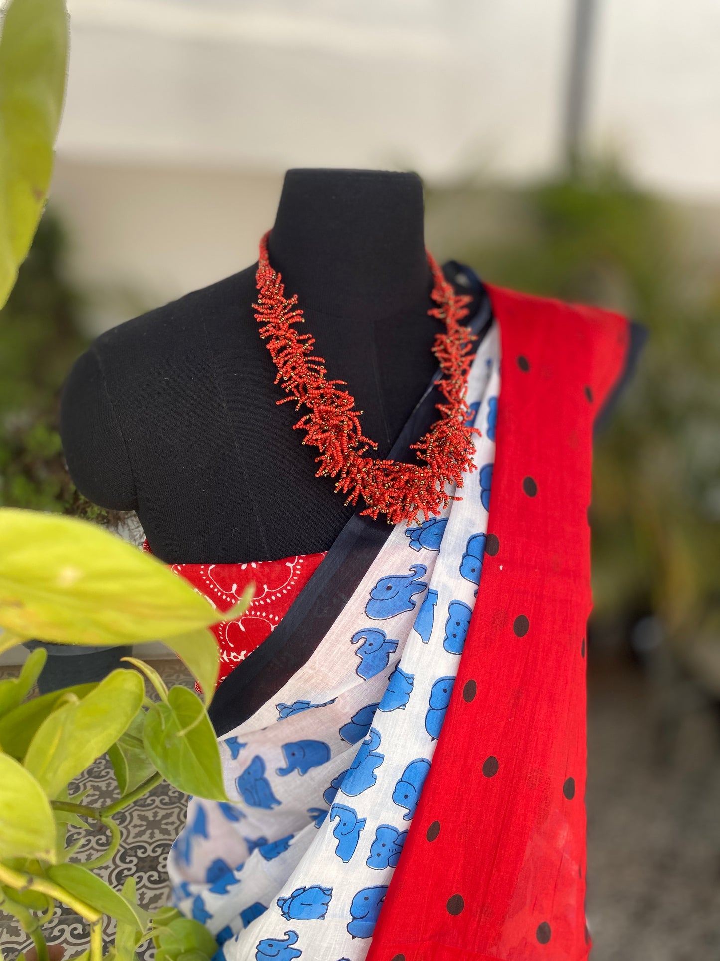 Printed Mull cotton saree